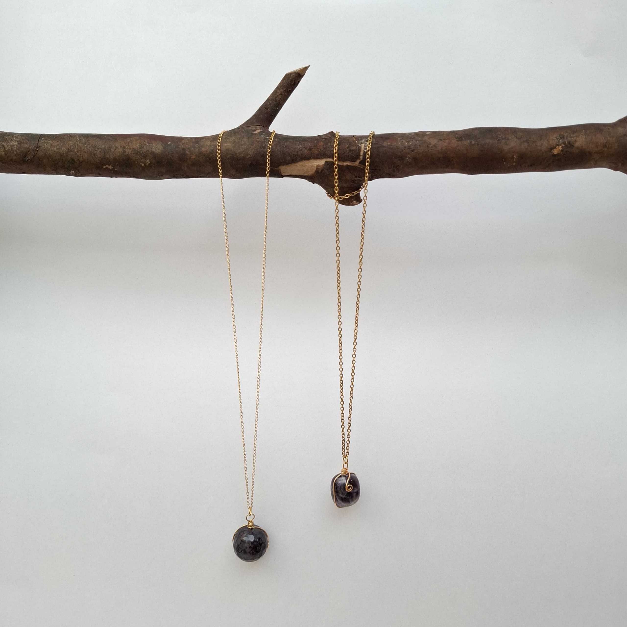 Collar con amatista energético Bisuastral