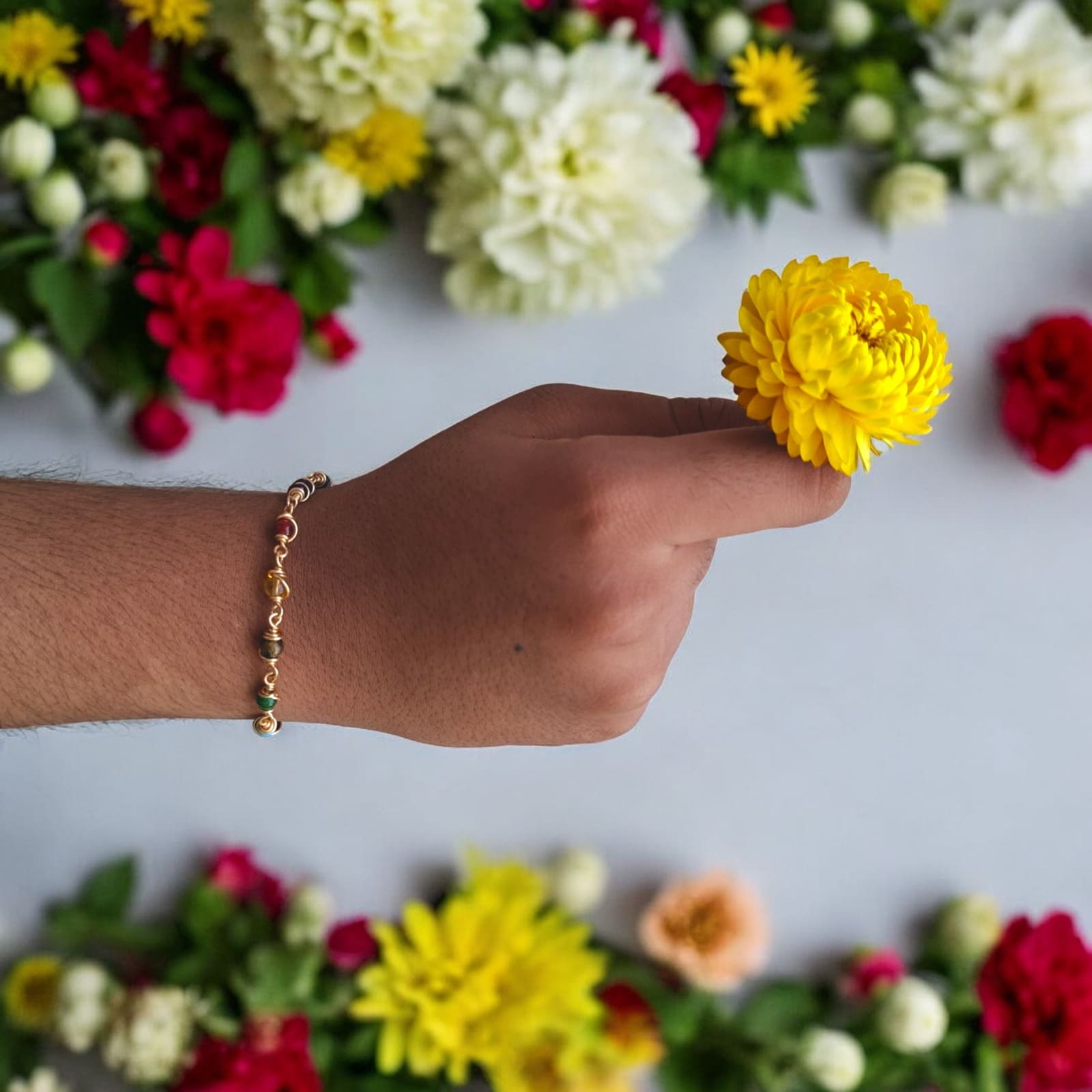 Pulsera con variedad de cuarzos